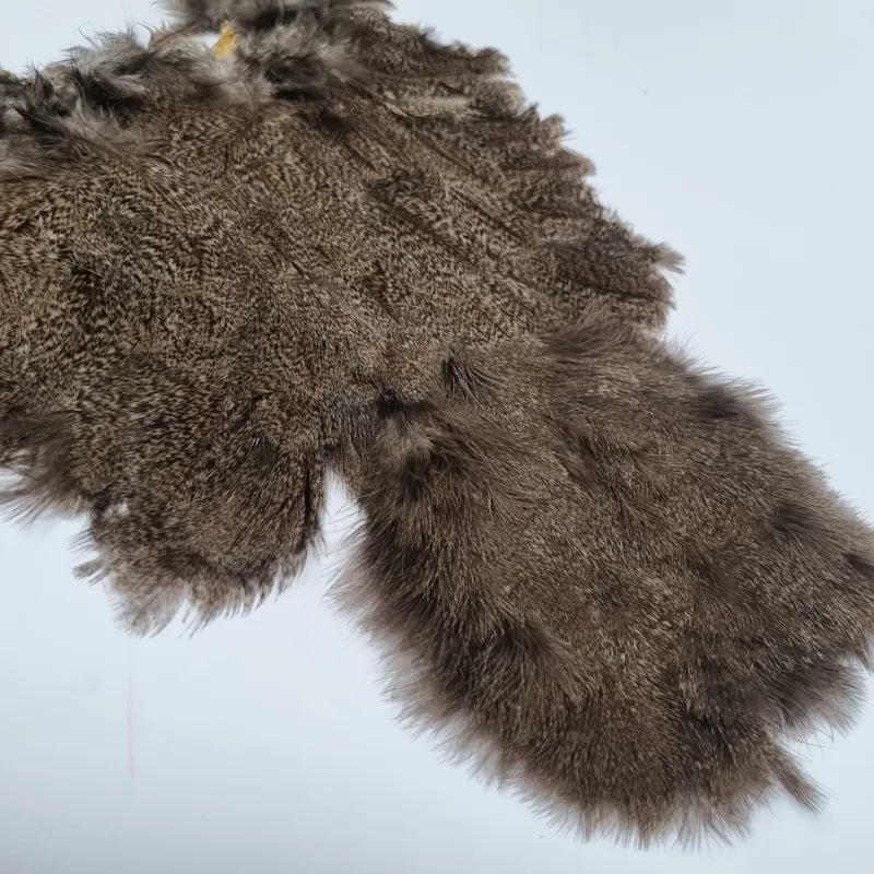 Whiting Coq de Leon Hen Soft Hackle with Chickabou in Natural Brown Speckled-6